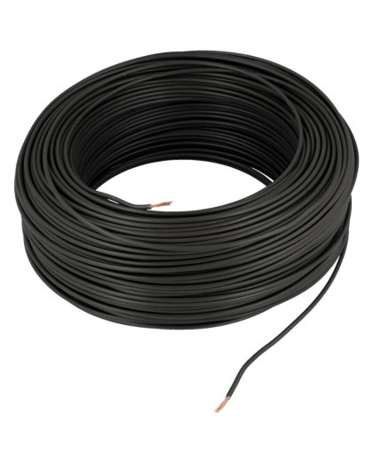 Cable isolé souple 16mm² noir (100ml)