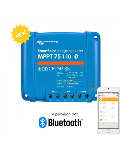 Régulateur de charge Smartsolar MPPT Victron 75/15