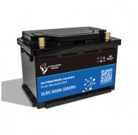 Ultimatron Batterie Lithium  12,8V 100Ah LiFePO4  Smart BMS Bluetooth