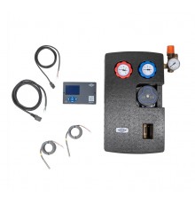 Station solaire avec circulateur solaire 8 m et régulation KSW-E